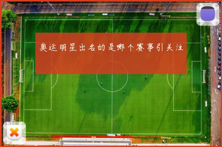 奥运明星出名的是哪个赛事引关注
