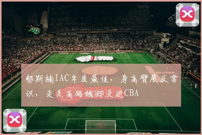 郇斯楠IAC年度最佳，身高臂展反常识，走美高路线却没进CBA